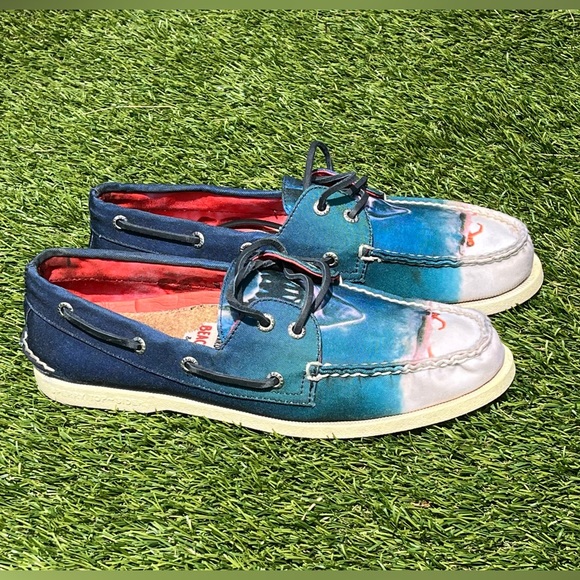Sperry Top-Sider Limited Edition Jaws Boatshoe Sz 8.5 Used - Picture 5 of 6